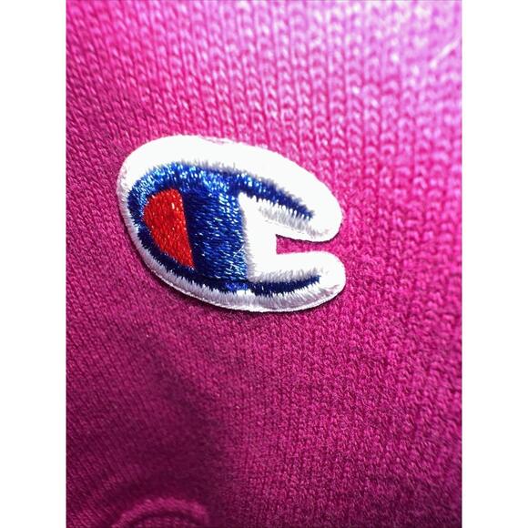 Vtg Champion Reverse Weave Sweatshirt Sweater Magenta Pink Made in USA L - Picture 5 of 9